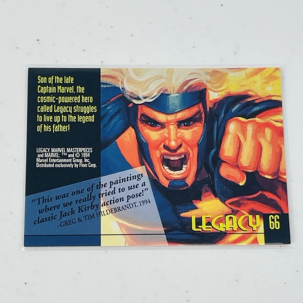 1994 Fleer Marvel Masterpieces Hildebrandt Brothers 66 Legacy Trading Card